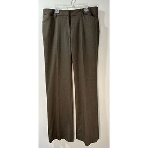 Don Caster women’s brown zip up slacks & pockets size 10S. #26-0759